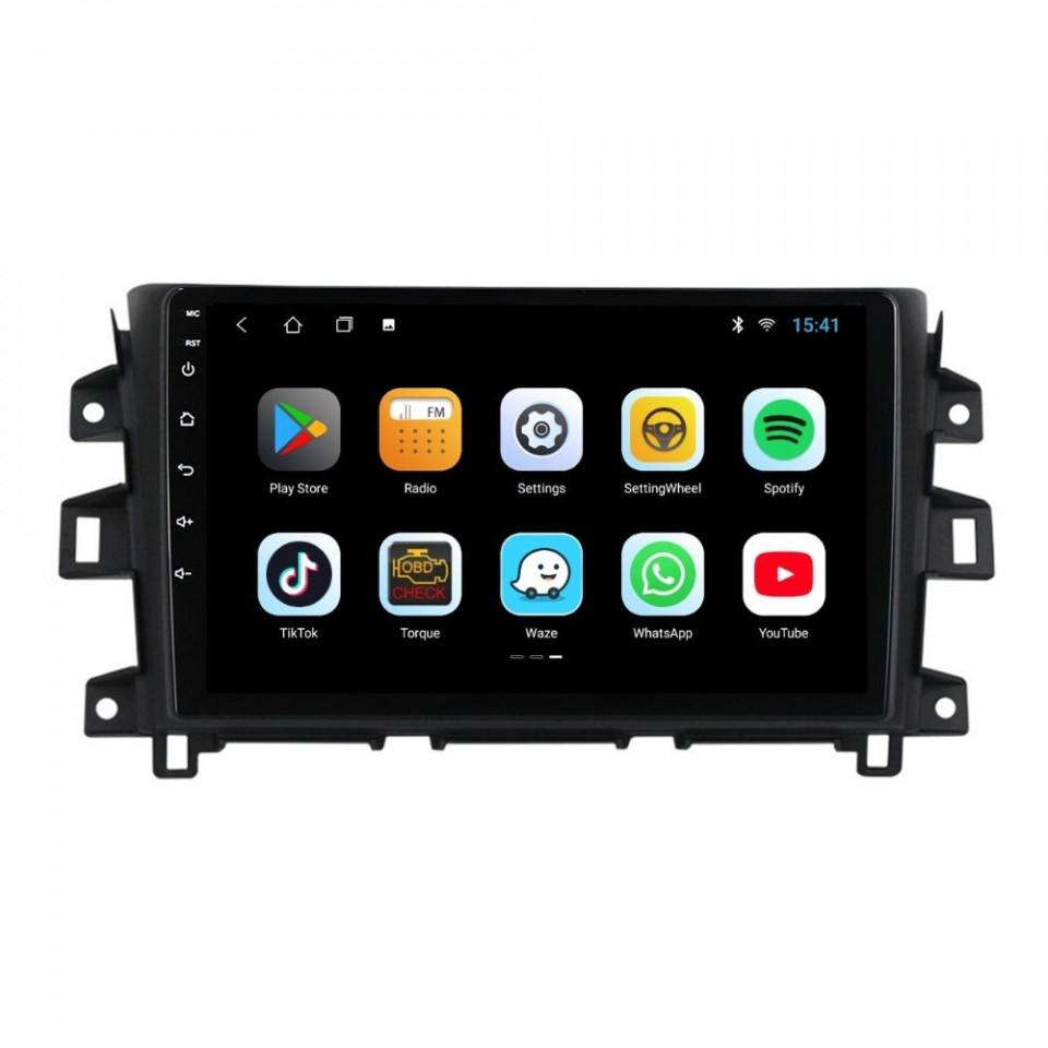 Navigatie dedicata cu Android Nissan Navara / NP300 D23 dupa 2014, 1GB RAM, Radio GPS Dual Zone, Display HD IPS 9