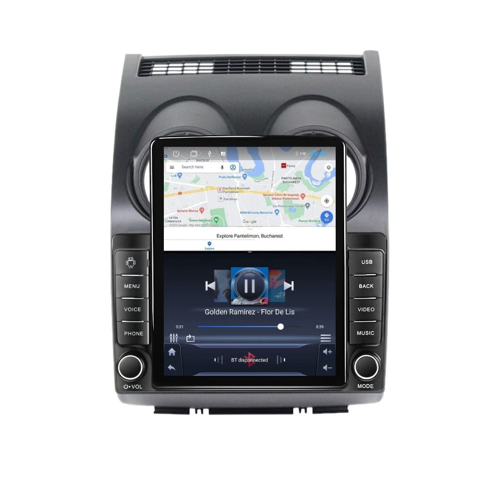 Navigatie dedicata cu Android Nissan Qashqai I 2006 - 2014, 1GB RAM, Radio GPS Dual Zone, Touchscreen IPS 9.7