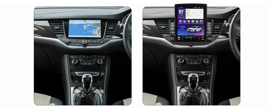 Navigatie dedicata cu Android Opel Astra K 2015 - 2021 hatchback, 8GB RAM, Radio GPS Dual Zone, Touchscreen IPS 9.7