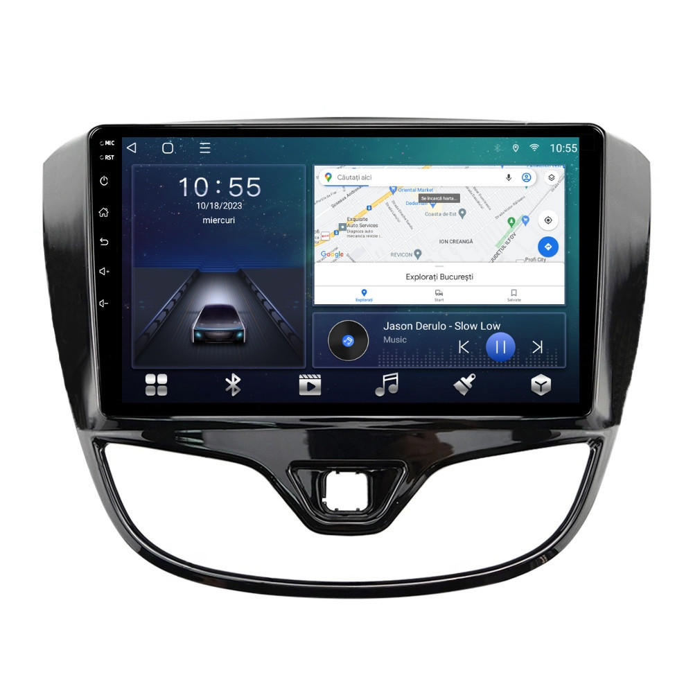 Navigatie dedicata cu Android Opel Karl 2015 - 2019, 2GB RAM, Radio GPS Dual Zone, Display HD QLED 9