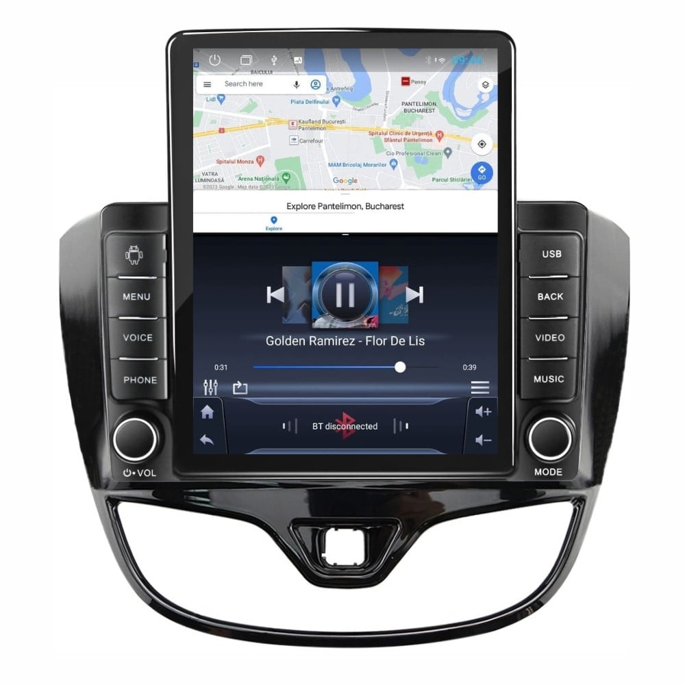 Navigatie dedicata cu Android Opel Karl 2015 - 2019, 2GB RAM, Radio GPS Dual Zone, Touchscreen IPS 9.7