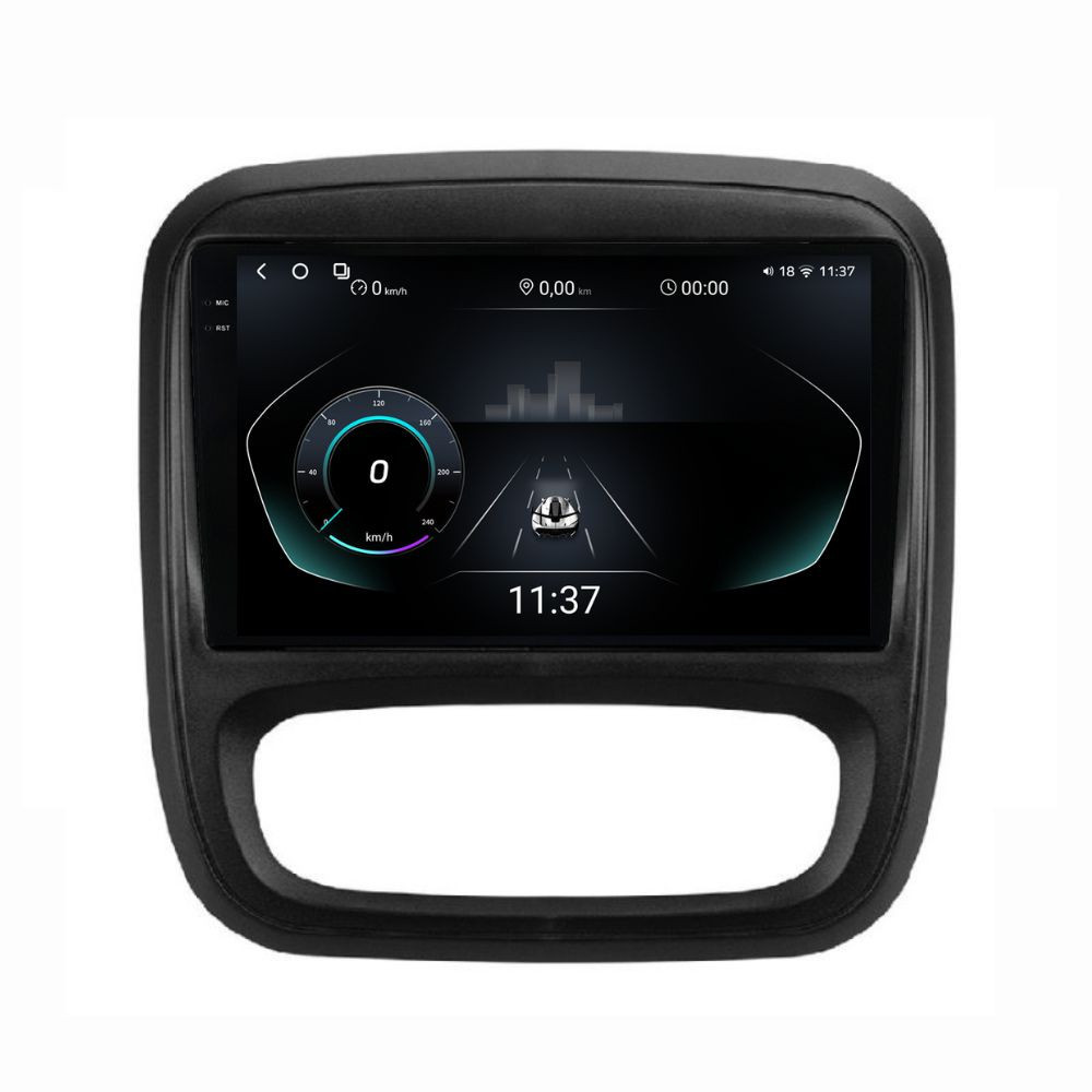 Navigatie dedicata cu Android Opel Vivaro B 2014 - 2019, 12GB RAM, Radio GPS Dual Zone, Display 2K QLED 9.5