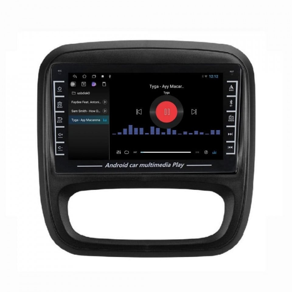 Navigatie dedicata cu Android Opel Vivaro B 2014 - 2019, 1GB RAM, Radio GPS Dual Zone, Display HD IPS 8