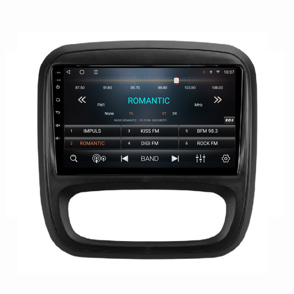 Navigatie dedicata cu Android Opel Vivaro B 2014 - 2019, 2GB RAM, Radio GPS Dual Zone, Display HD QLED 9