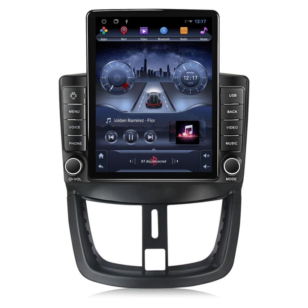 Navigatie dedicata cu Android Peugeot 206+ 2009 - 2014, 2GB RAM, Radio GPS Dual Zone, Touchscreen IPS 9.7