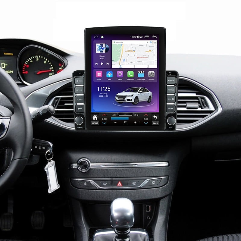 Navigatie dedicata cu Android Peugeot 308 II 2013 - 2021, 8GB RAM, Radio GPS Dual Zone, Touchscreen IPS 9.7