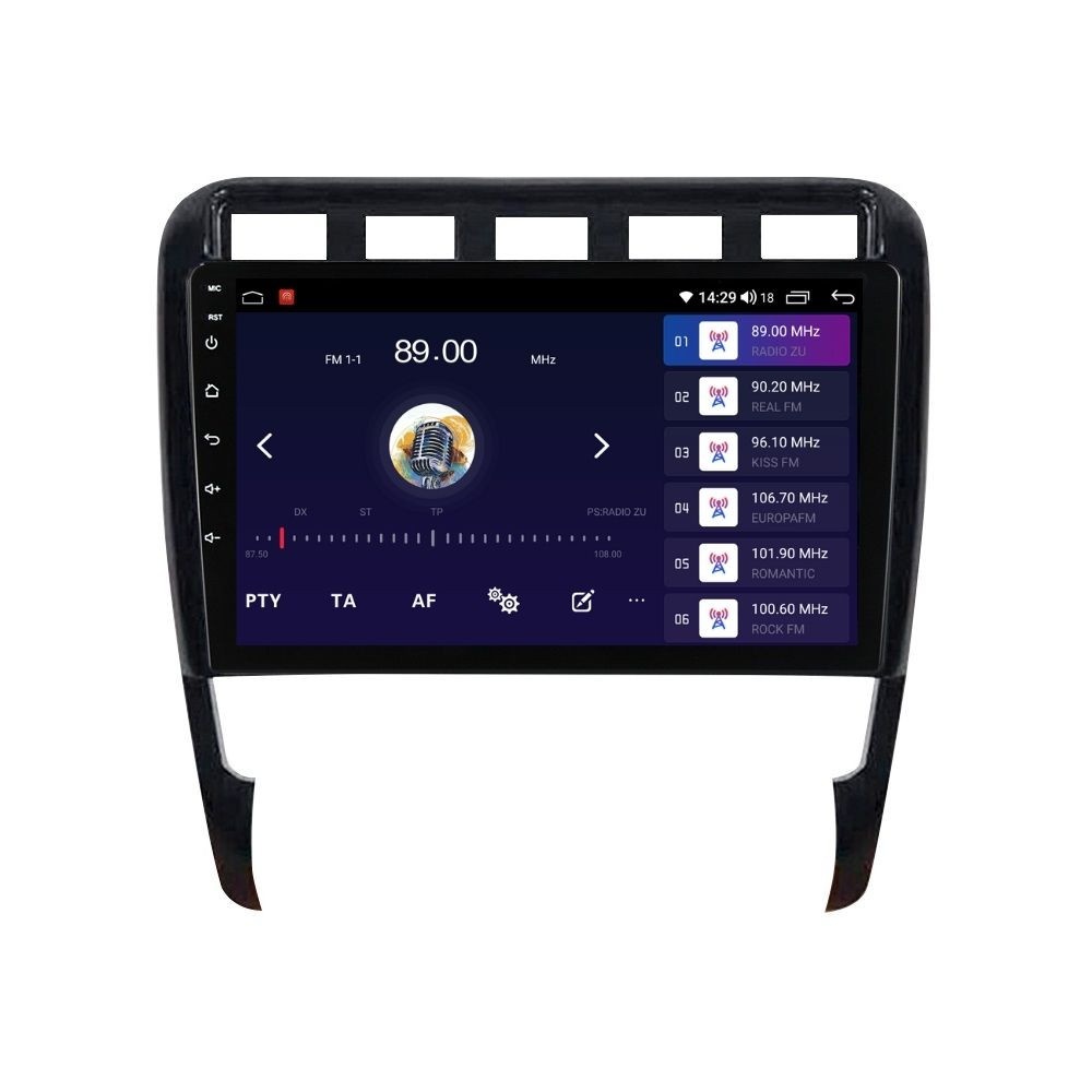 Navigatie dedicata cu Android Porsche Cayenne 2002 - 2010, 4GB RAM, Radio GPS Dual Zone, Display HD QLED 9" Touchscreen, Internet Wi-Fi si slot SIM 4G, Bluetooth, MirrorLink, USB - Imagine 4