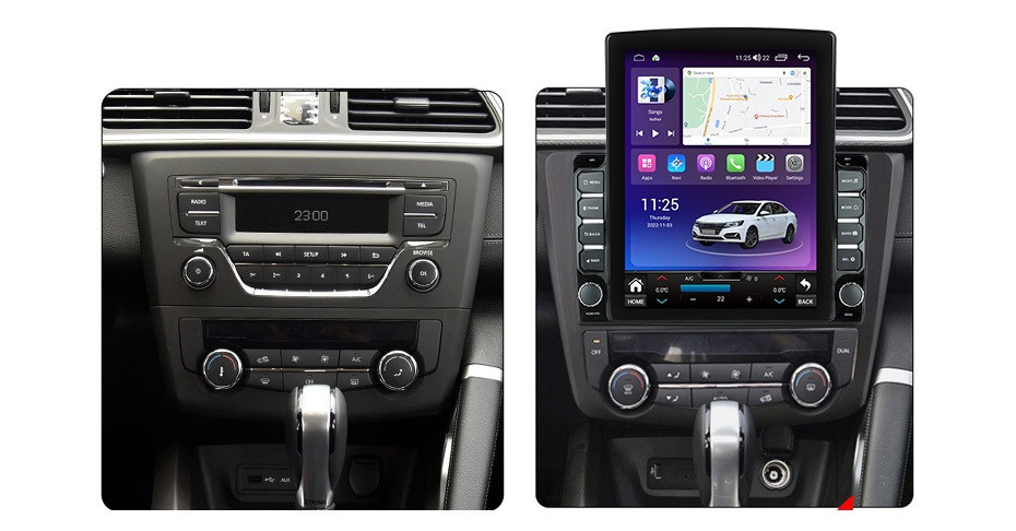 Navigatie dedicata cu Android Renault Kadjar 2015 - 2018, 8GB RAM, Radio GPS Dual Zone, Touchscreen IPS 9.7