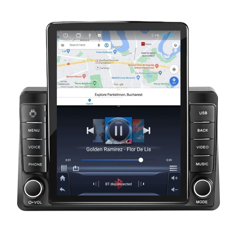 Navigatie dedicata cu Android Renault Master III 2020 - 2024, 1GB RAM, Radio GPS Dual Zone, Touchscreen IPS 9.7