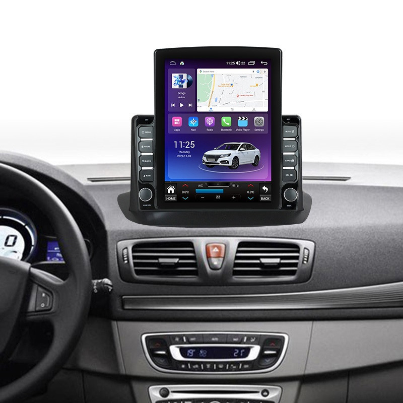 Navigatie dedicata cu Android Renault Megane III 2009 - 2016, 4GB RAM, Radio GPS Dual Zone, Touchscreen IPS 9.7