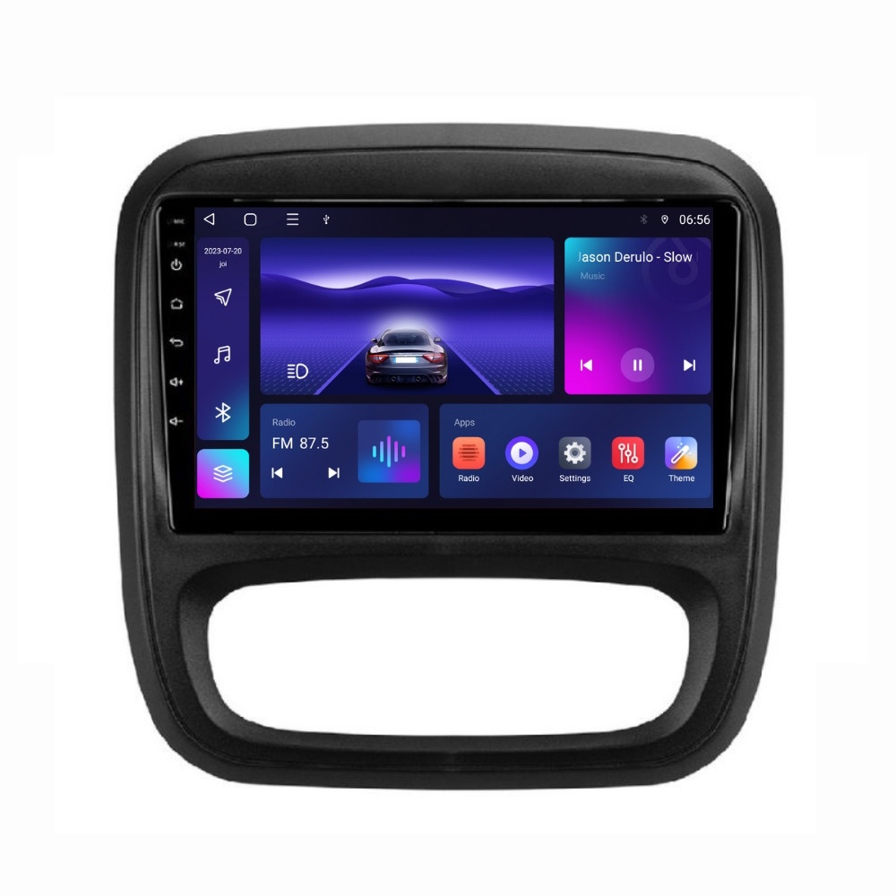 Navigatie dedicata cu Android Renault Trafic III 2014 - 2019, 4GB RAM, Radio GPS Dual Zone, Display HD IPS 9