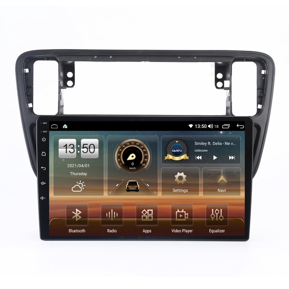 Navigatie dedicata cu Android Skoda Citigo 2011 - 2019, 8GB RAM, Radio GPS Dual Zone, Display HD QLED 9