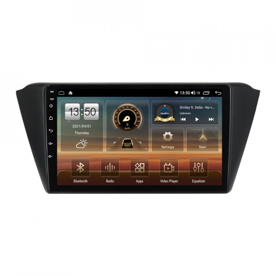 Navigatie dedicata cu Android Skoda Fabia III 2014 - 2021, 6GB RAM, Radio GPS Dual Zone, Display HD QLED 9