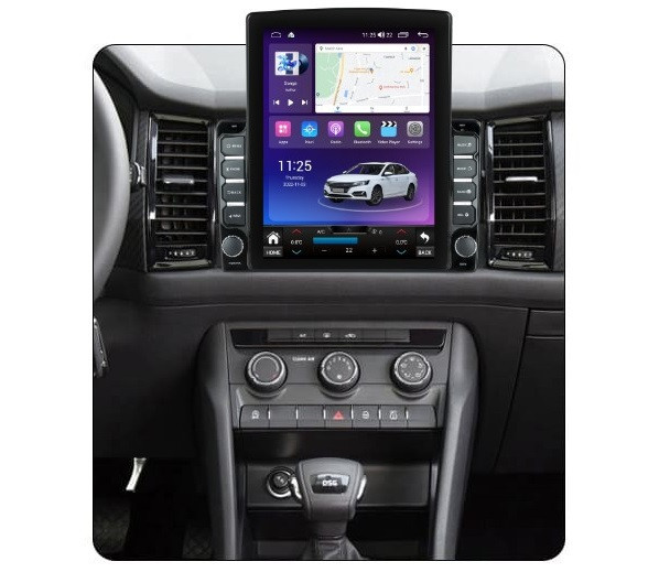 Navigatie dedicata cu Android Skoda Kodiaq dupa 2016, 4GB RAM, Radio GPS Dual Zone, Touchscreen IPS 9.7