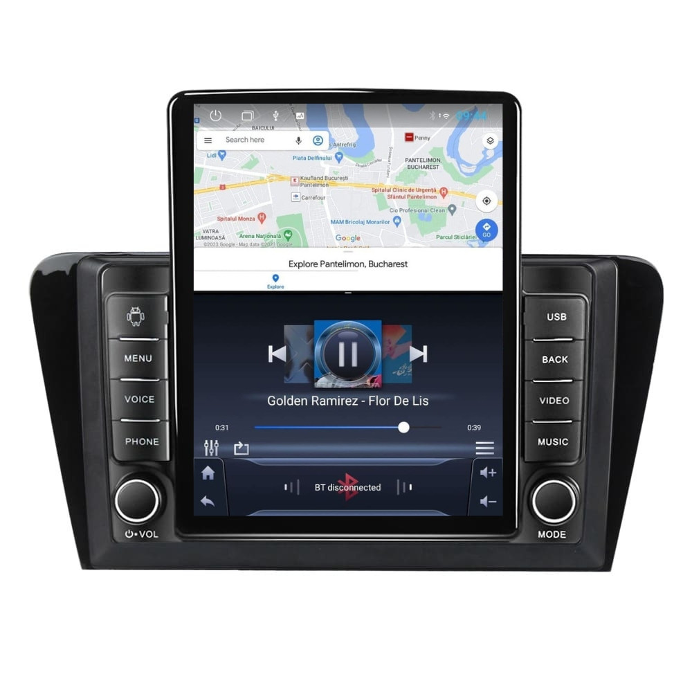 Navigatie dedicata cu Android Skoda Octavia III 2013 - 2020, 2GB RAM, Radio GPS Dual Zone, Touchscreen IPS 9.7