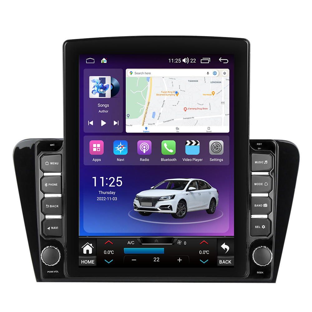 Navigatie dedicata cu Android Skoda Octavia III 2013 - 2020, 4GB RAM, Radio GPS Dual Zone, Touchscreen IPS 9.7