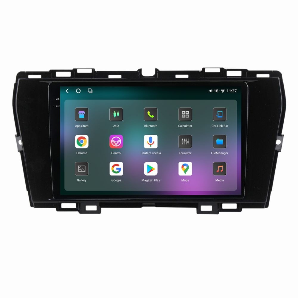 Navigatie dedicata cu Android Ssangyong Korando dupa 2019, 12GB RAM, Radio GPS Dual Zone, Display 2K QLED 9.5