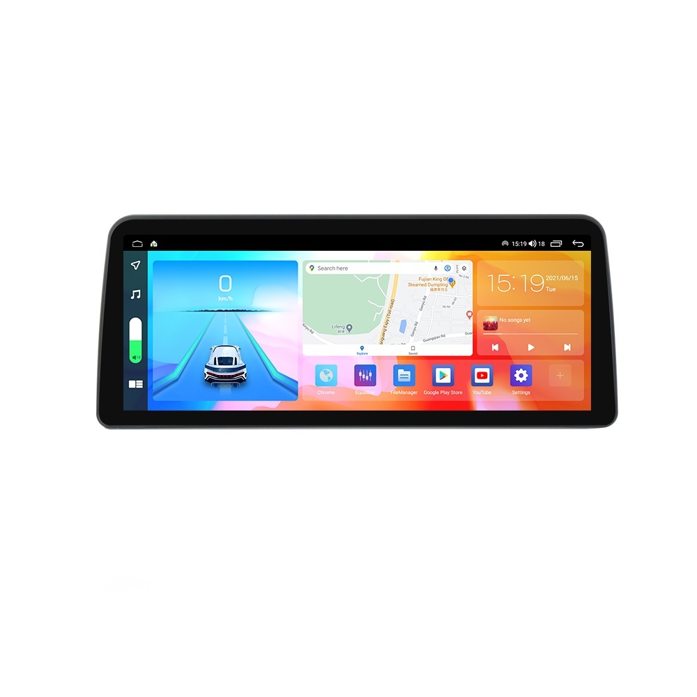 Navigatie dedicata cu Android Ssangyong Kyron 2005 - 2011, 4GB RAM, Radio GPS Dual Zone, Display QLED 12.3