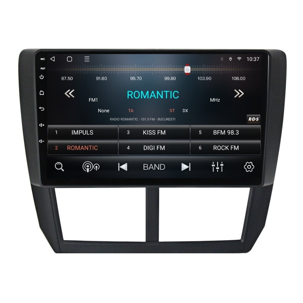 Navigatie dedicata cu Android Subaru Impreza / XV / WRX 2007 - 2014, 2GB RAM, Radio GPS Dual Zone, Display HD QLED 9