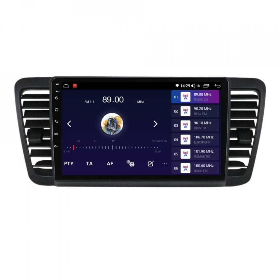 Navigatie dedicata cu Android Subaru Outback / Legacy 2003 - 2009, 4GB RAM, Radio GPS Dual Zone, Display HD QLED 9