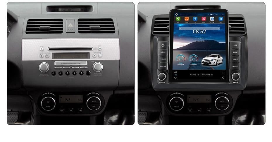 Navigatie dedicata cu Android Suzuki Swift III 2005 - 2010, 1GB RAM, Radio GPS Dual Zone, Touchscreen IPS 9.7