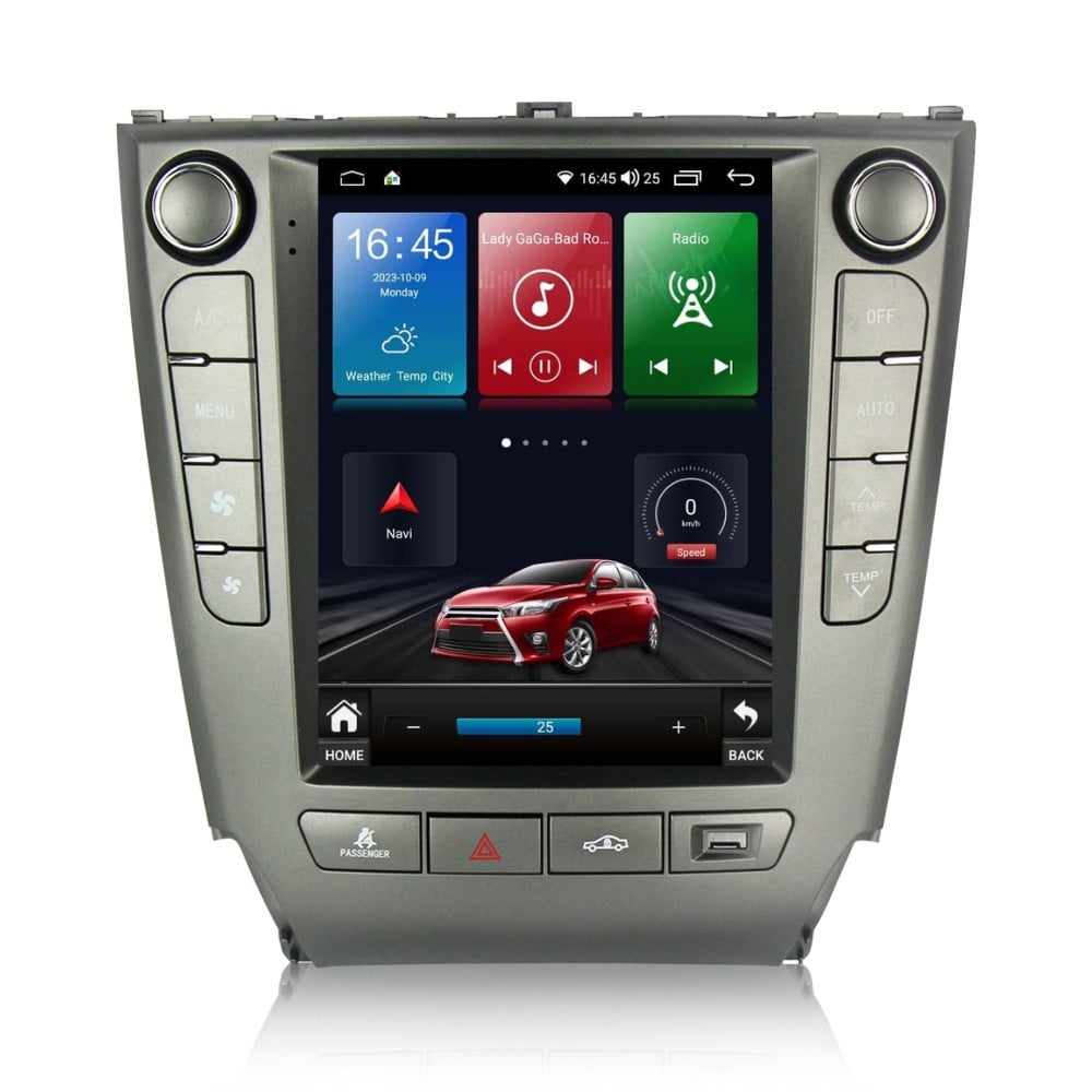 Navigatie dedicata cu Android tip tesla Lexus IS 2005 - 2013, 4GB RAM, Radio GPS Dual Zone, Touchscreen IPS 9.7