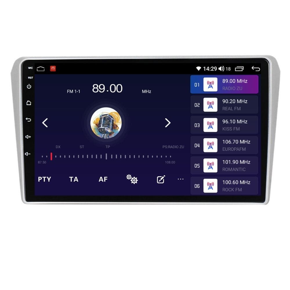 Navigatie dedicata cu Android Toyota Avensis T25 2003 - 2009, 2GB RAM, Radio GPS Dual Zone, Display HD QLED 9