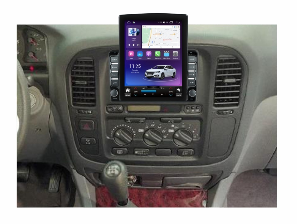 Navigatie dedicata cu Android Toyota Land Cruiser J100 1998 - 2002, 8GB RAM, Radio GPS Dual Zone, Touchscreen IPS 9.7