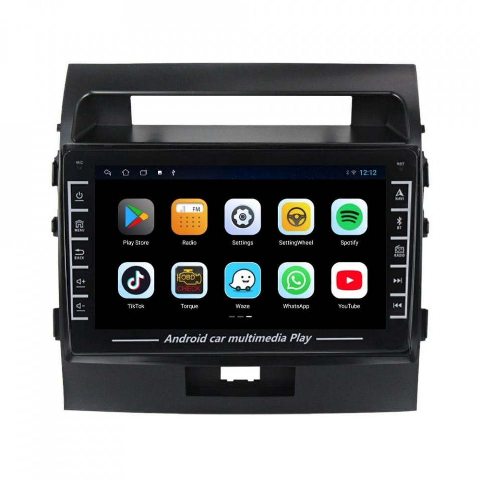 Navigatie dedicata cu Android Toyota Land Cruiser J200 2008 - 2015, 1GB RAM, Radio GPS Dual Zone, Display HD IPS 8