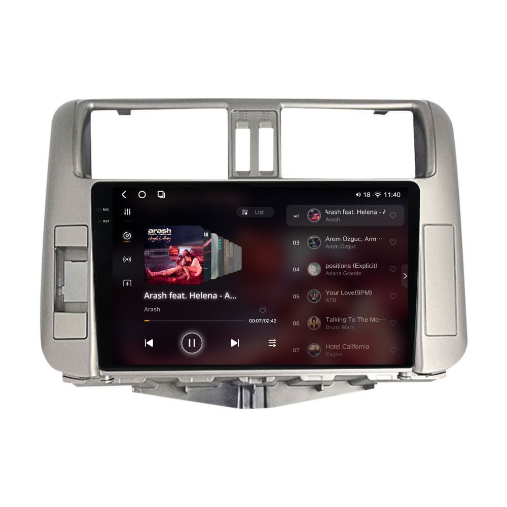 Navigatie dedicata cu Android Toyota Land Cruiser Prado J150 2009 - 2013, 12GB RAM, Radio GPS Dual Zone, Display 2K QLED 9.5