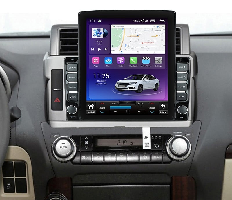 Navigatie dedicata cu Android Toyota Land Cruiser Prado J150 2013 - 2017, 4GB RAM, Radio GPS Dual Zone, Touchscreen IPS 9.7