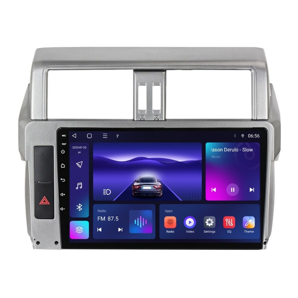 Navigatie dedicata cu Android Toyota Land Cruiser Prado J150 2013 - 2017, 3GB RAM, Radio GPS Dual Zone, Display HD QLED 10