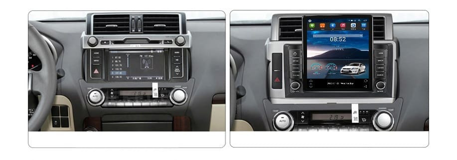 Navigatie dedicata cu Android Toyota Land Cruiser Prado J150 2013 - 2017, 1GB RAM, Radio GPS Dual Zone, Touchscreen IPS 9.7