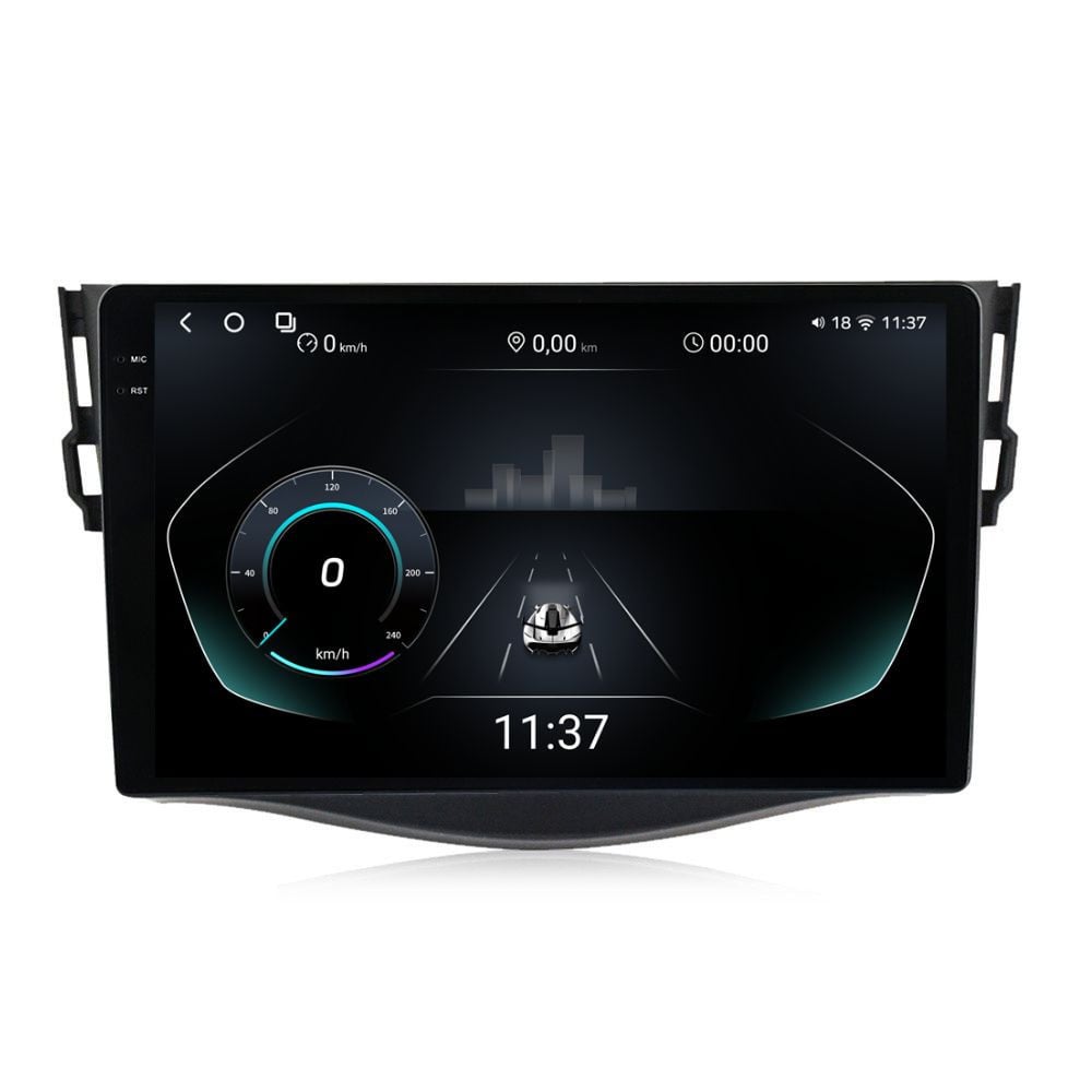 Navigatie dedicata cu Android Toyota Rav4 III 2005 - 2013, 12GB RAM, Radio GPS Dual Zone, Display 2K QLED 9.5