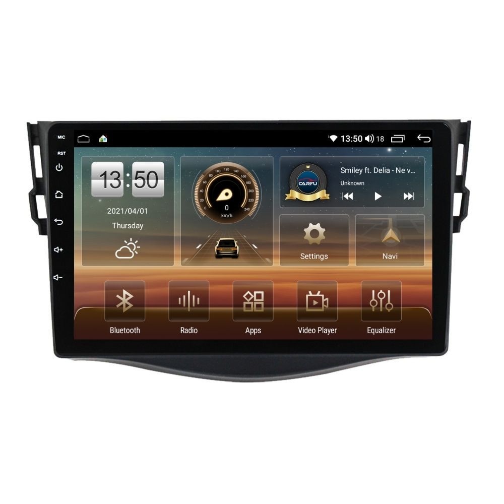 Navigatie dedicata cu Android Toyota Rav4 III 2005 - 2013, 4GB RAM, Radio GPS Dual Zone, Display HD QLED 9