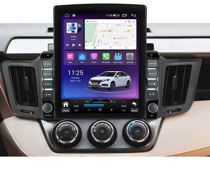 Navigatie dedicata cu Android Toyota Rav4 IV 2013 - 2018, 4GB RAM, Radio GPS Dual Zone, Touchscreen IPS 9.7