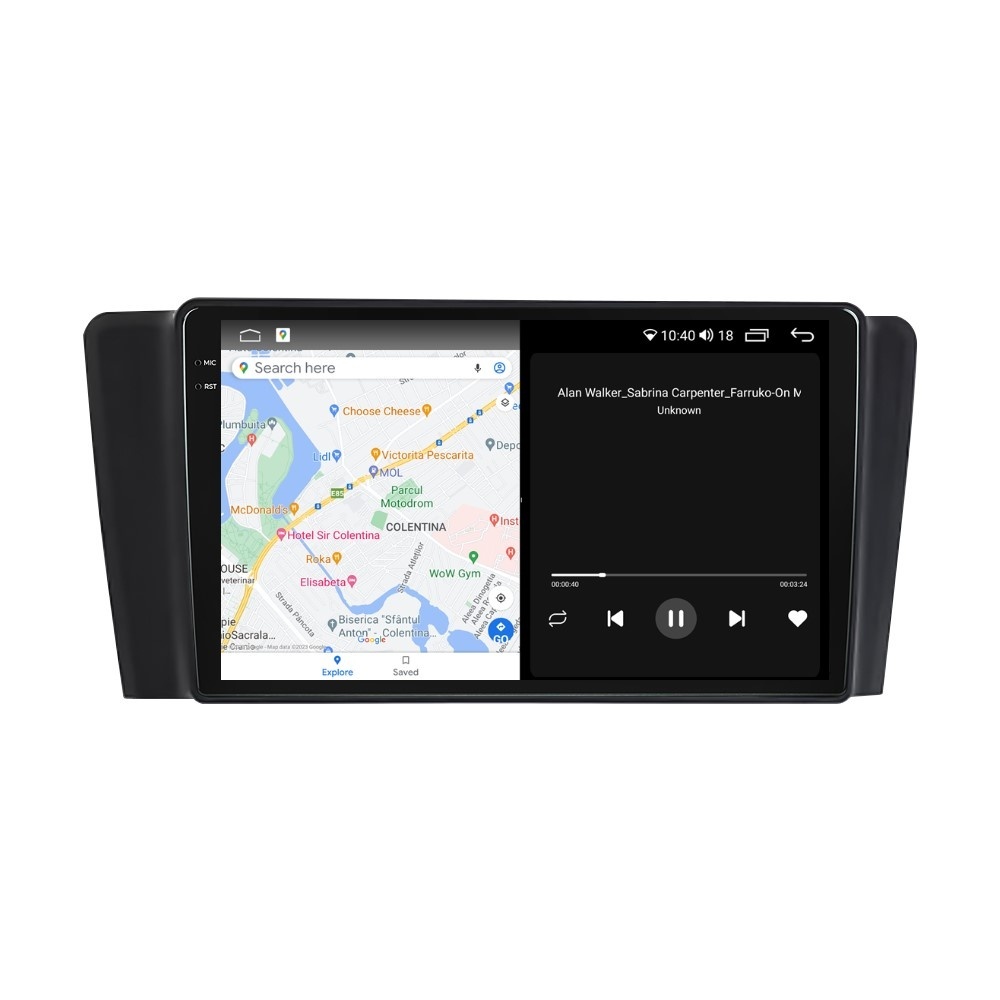 Navigatie dedicata cu Android Volvo V70 II / XC70 I 2000 - 2004, 8GB RAM, Radio GPS Dual Zone, Display 2K QLED 9.5