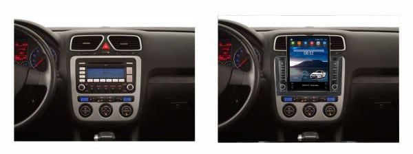 Navigatie dedicata cu Android VW Eos 2006 - 2015, 1GB RAM, Radio GPS Dual Zone, Touchscreen IPS 9.7