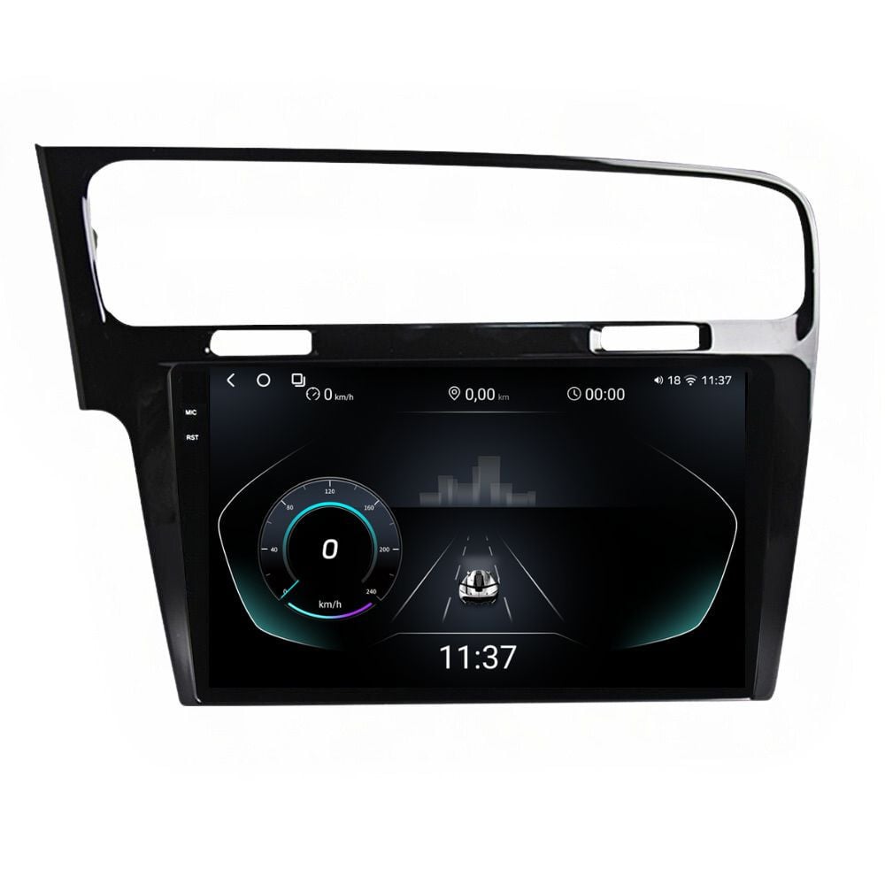 Navigatie dedicata cu Android VW Golf VII 2012 - 2019, negru, 12GB RAM, Radio GPS Dual Zone, Display 2K QLED 10.36