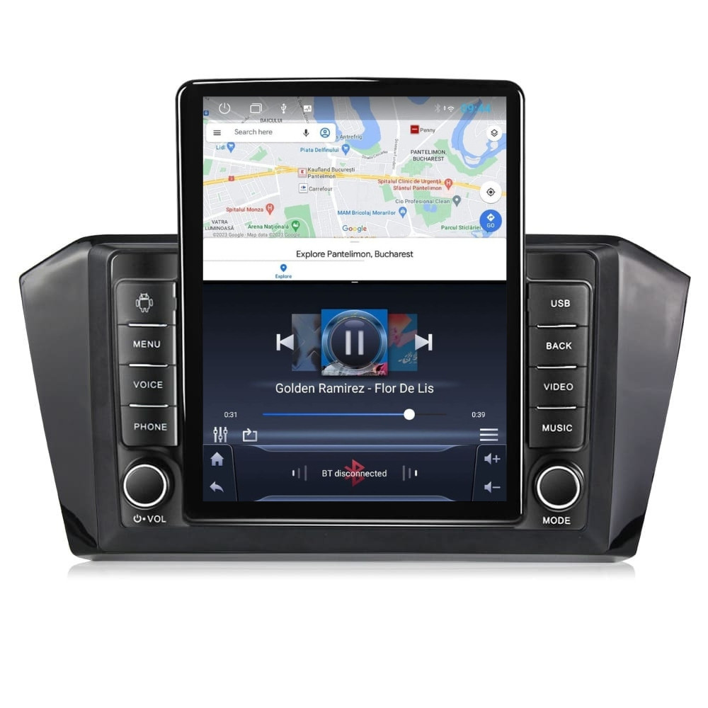 Navigatie dedicata cu Android VW Passat B8 dupa 2015, 2GB RAM, Radio GPS Dual Zone, Touchscreen IPS 9.7