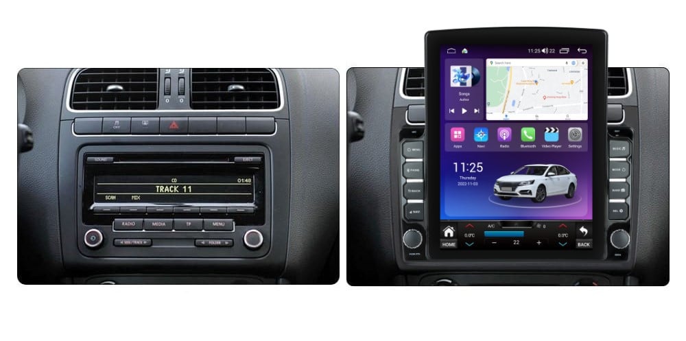 Navigatie dedicata cu Android VW Polo 6R 2009 - 2018, 8GB RAM, Radio GPS Dual Zone, Touchscreen IPS 9.7