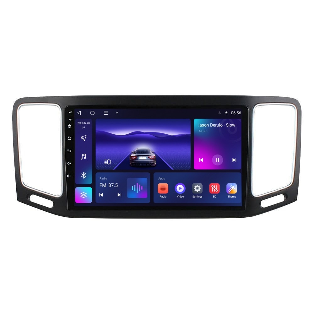 Navigatie dedicata cu Android VW Sharan dupa 2010, 2GB RAM, Radio GPS Dual Zone, Display HD QLED 9\'\' Touchscreen, Internet Wi-Fi si slot SIM 4G, Bluetooth, MirrorLink, USB - 1 | YEO