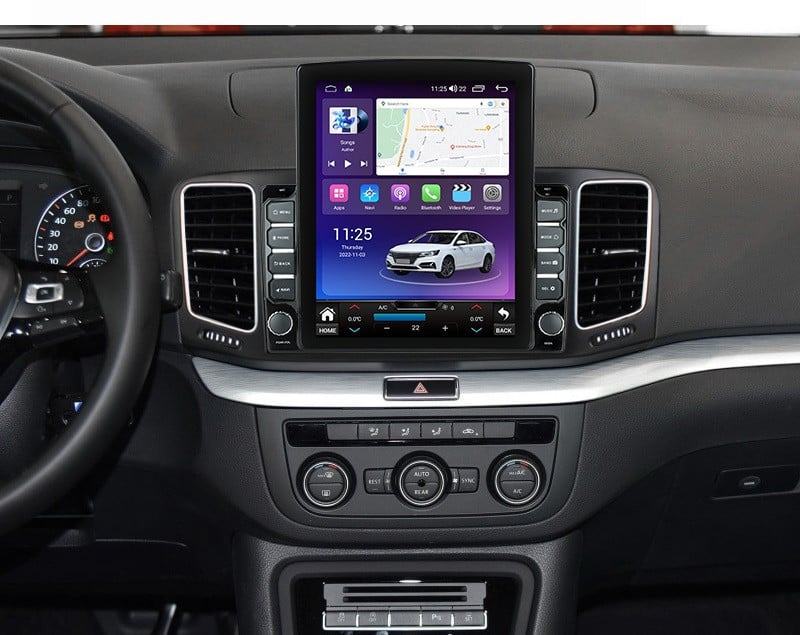 Navigatie dedicata cu Android VW Sharan dupa 2010, 8GB RAM, Radio GPS Dual Zone, Touchscreen IPS 9.7