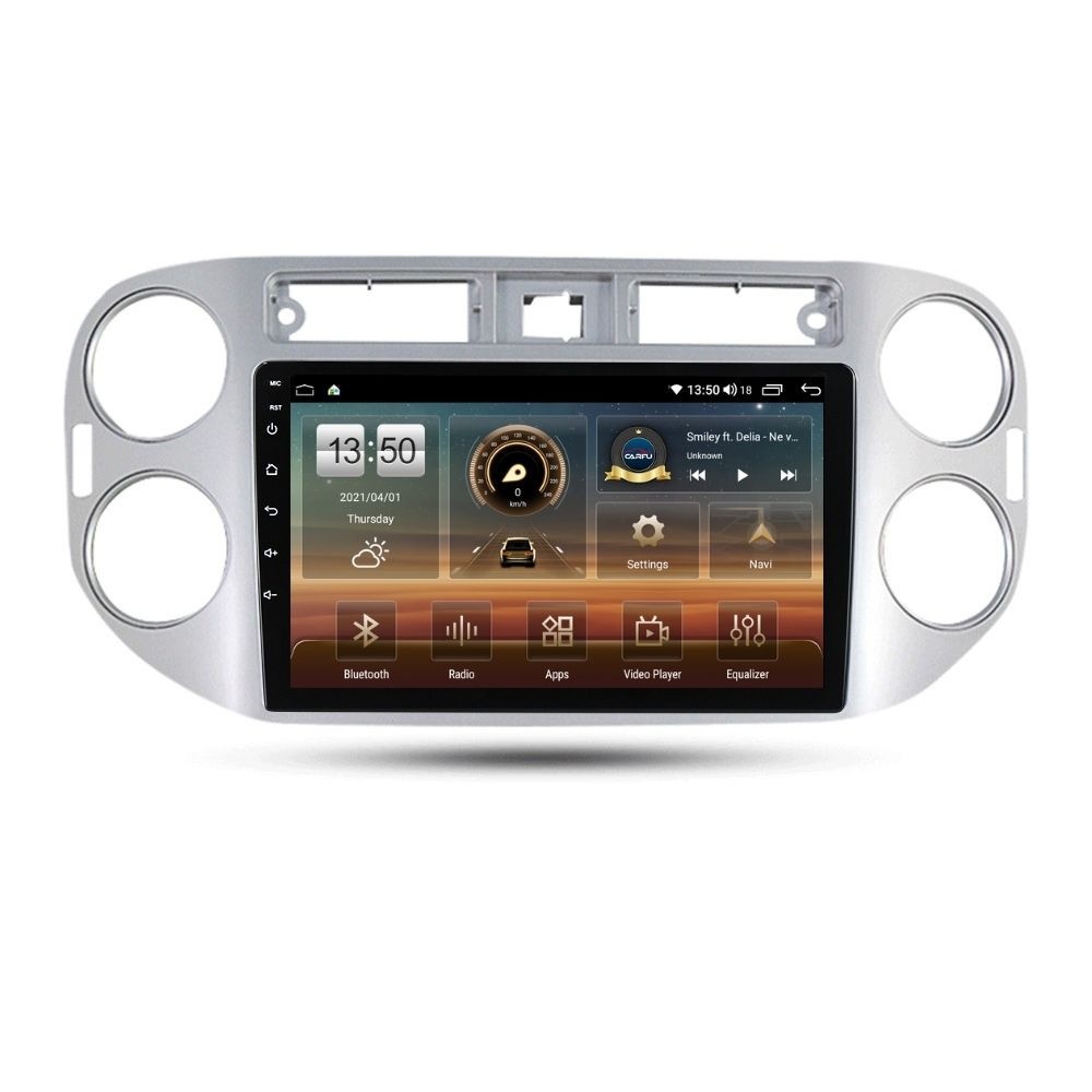 Navigatie dedicata cu Android VW Tiguan I 2007 - 2012, 4GB RAM, Radio GPS Dual Zone, Display HD QLED 9