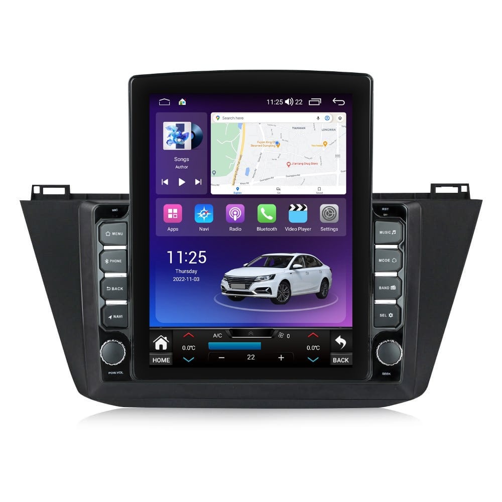 Navigatie dedicata cu Android VW Tiguan II dupa 2016, 8GB RAM, Radio GPS Dual Zone, Touchscreen IPS 9.7