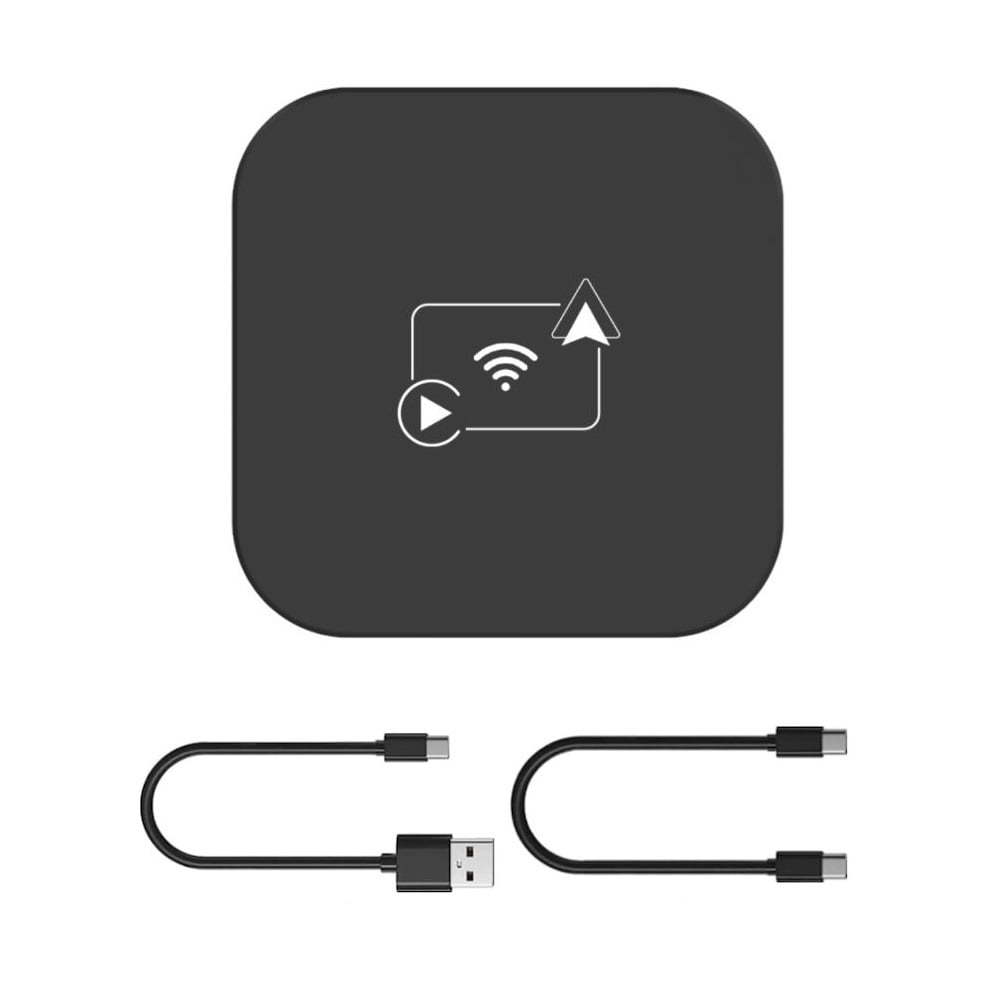 Adaptor wireless Apple CarPlay si Android Auto pentru masini care au aceste functii prin cablu