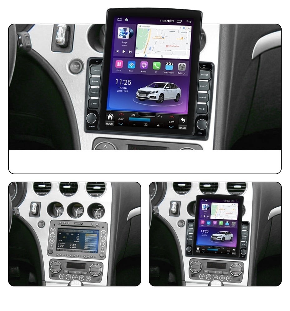 Navigatie dedicata cu Android Alfa Romeo 159 2005 - 2013, 4GB RAM, Radio GPS Dual Zone, Touchscreen IPS 9.7