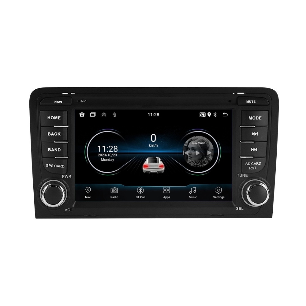 Navigatie dedicata cu Android Audi A3 (8P1) 2003 - 2013, 2GB RAM, Radio GPS Dual Zone, Display HD 7