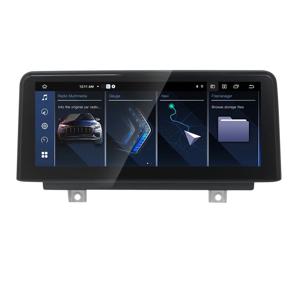 Navigatie dedicata cu Android BMW Seria 1 (F20 / F21) 2011 - 2013 cu navigatie CIC, 6GB RAM, Radio GPS Dual Zone, Display QLED 12.3