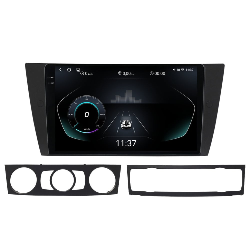 Navigatie dedicata cu Android BMW Seria 3 (E90) 2004 - 2013, 12GB RAM, Radio GPS Dual Zone, Display 2K QLED 9.5